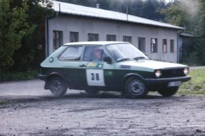 Rally car